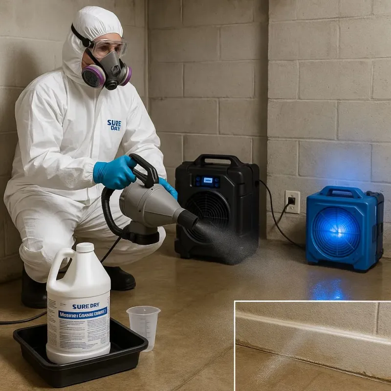 Sanitization and Odor Removal process in Cleveland County, OK