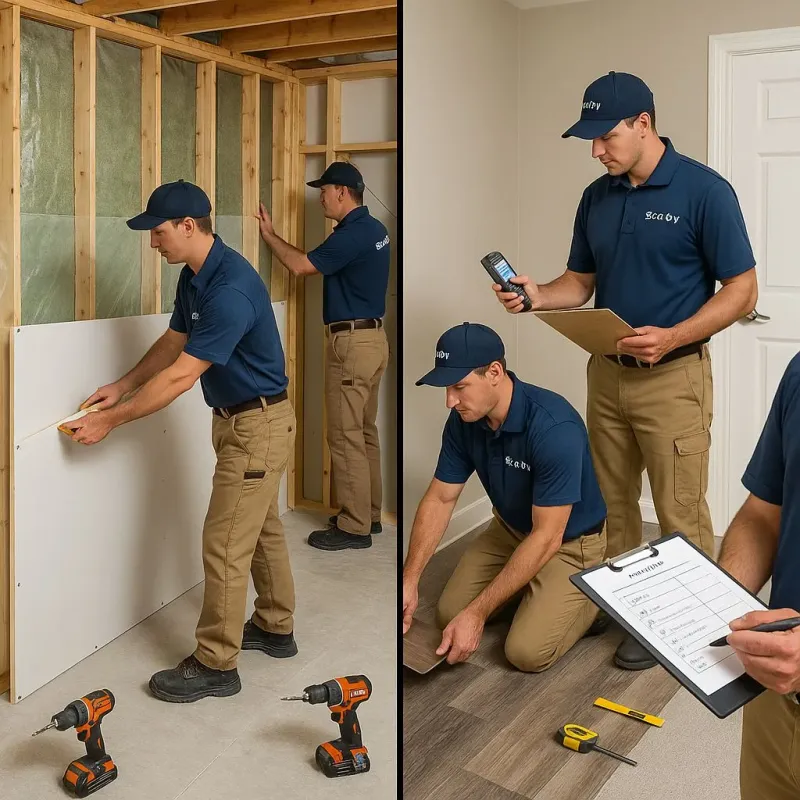 Repairs and Reconstruction process in Cleveland County, OK